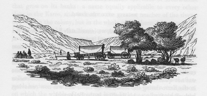 'n Skets van Karoopoort deur Burchell