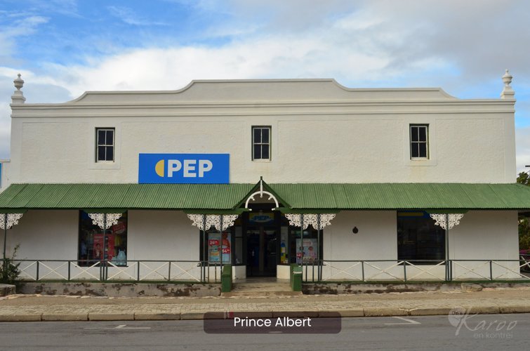 'n Historiese gebou in Prince Albert